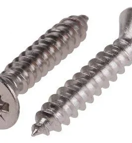 VITE AUTOFILETTANTE INOX 316 TESTA SVASATA PIATTA A CROCE